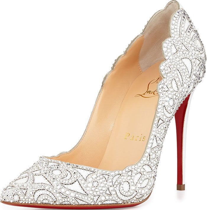 Crystal Christian Louboutin "Top Vague" Pumps