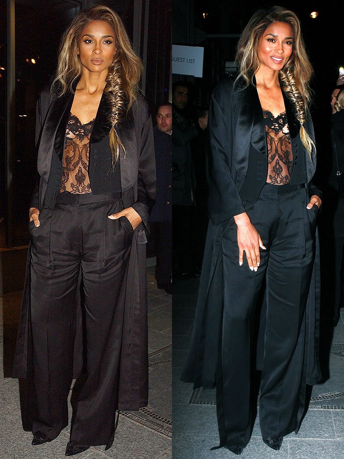 Ciara rocks head-to-toe Givenchy during Paris Fashion Week