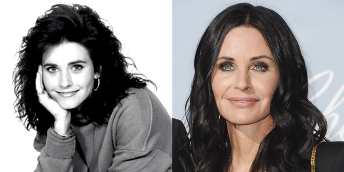 Courteney Cox before and after plastic surgery