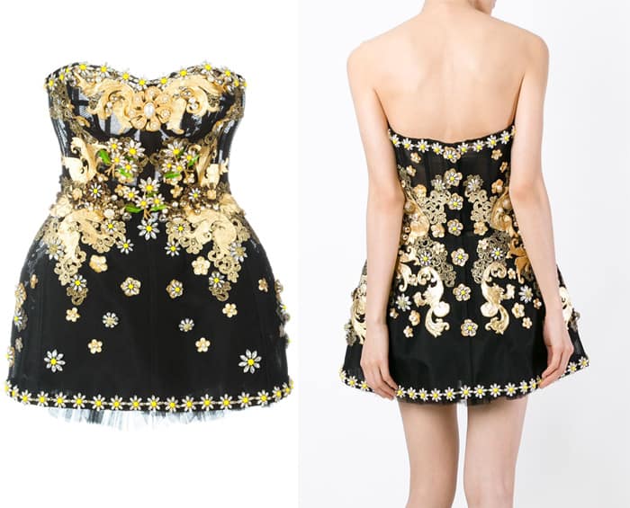 Dolce & Gabbana Embellished Daisy Dress