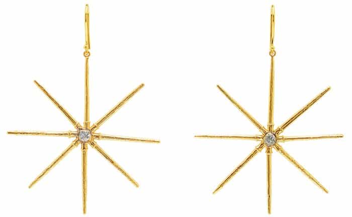 Elisabeth Bell Jewelry Sea Urchin Star Gold