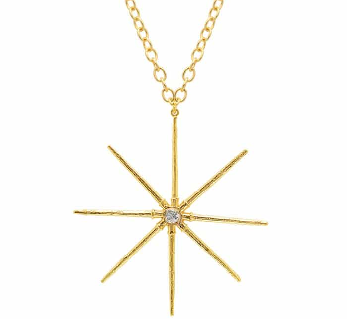 Elisabeth Bell Jewelry Sea Urchin Star Necklace