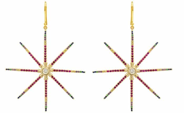 Elisabeth Bell Jewelry Sea Urchin Star Rainbow