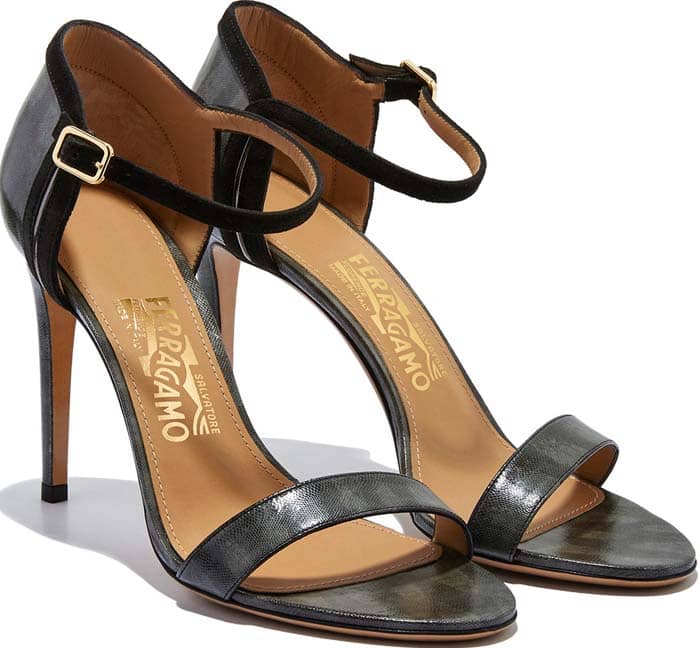 Salvatore Ferragamo Patchwork Sandal in Calfskin