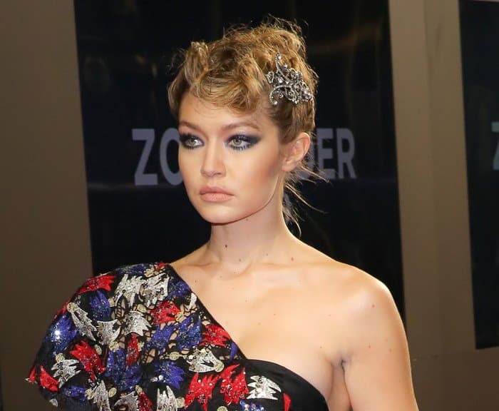 Gigi Hadid looked absolutely sensational as she strutted down the runway in the eye-catching dress at the ‘Zoolander 2’ World Premiere