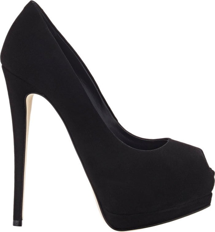 Black Giuseppe Zanotti 'Sharon' Platform Pumps