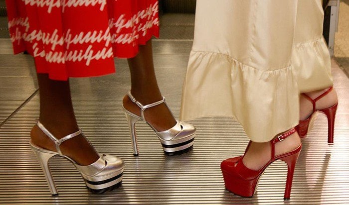 Gucci revived the platform shoe trend with these towering pumps from the Spring ’16 collection