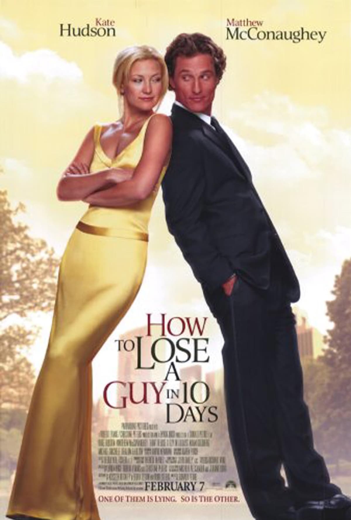 Kate Hudson starred with Matthew McConaughey in the 2003 romantic comedy How to Lose a Guy in 10 Days