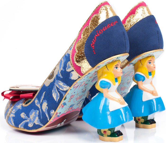 Irregular Choice Alice In Wonderland Curious Feeling Heels