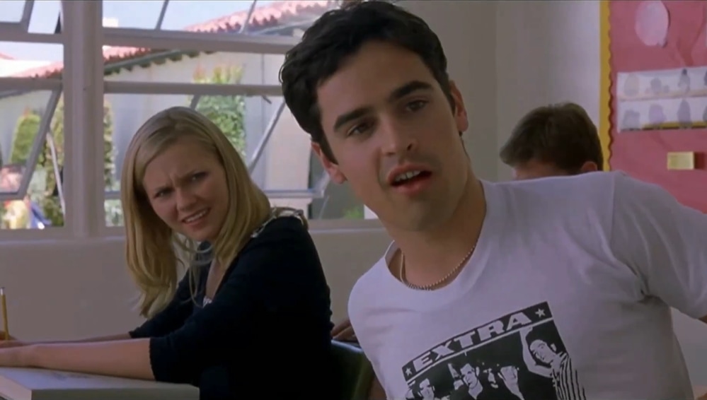 Jesse Bradford played Kirsten Dunst's teen love interest Cliff Pantone in Bring It On