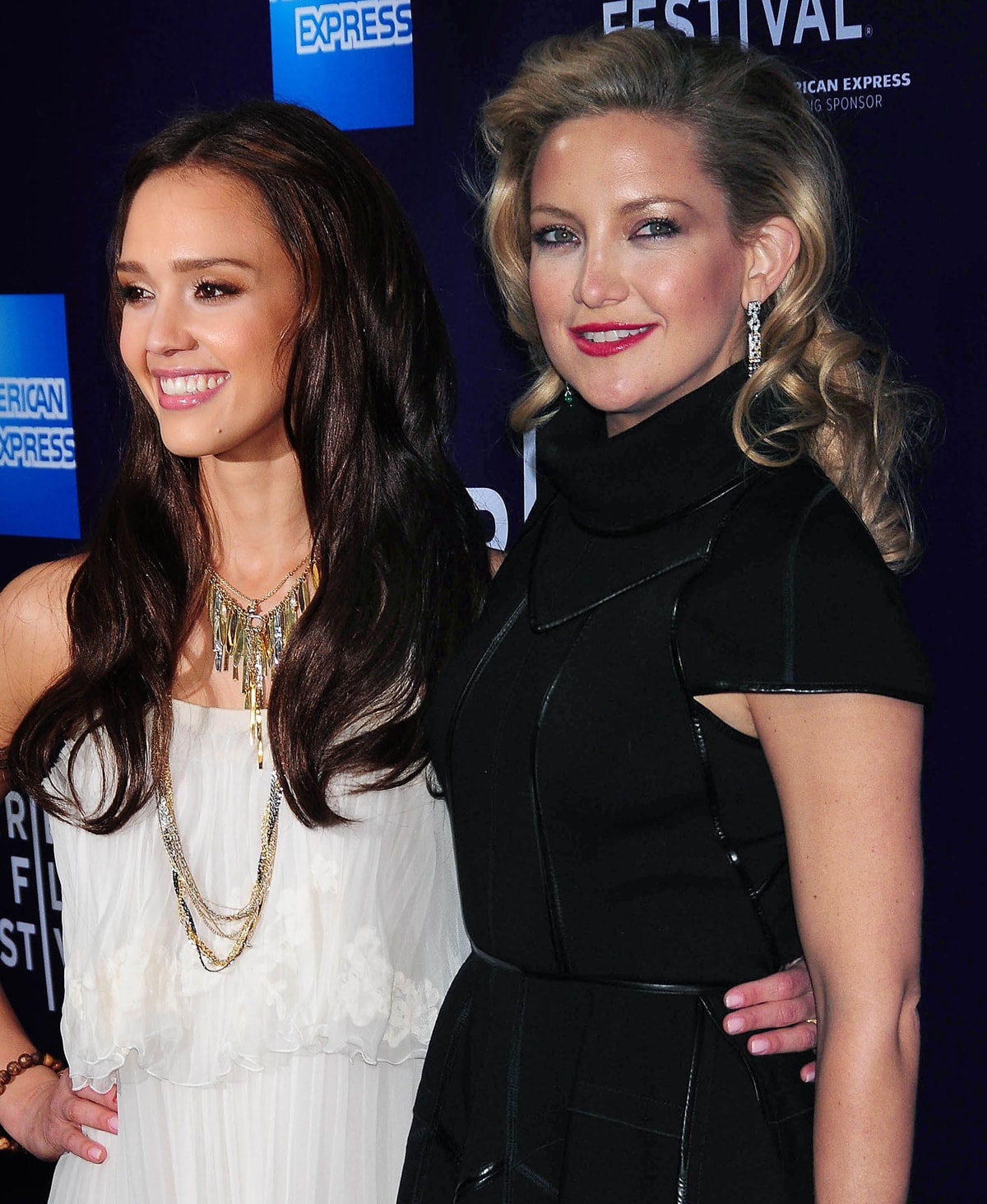 Jessica Alba and Kate Hudson attend the “The Killer Inside Me” premiere