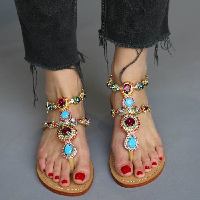 Mystique jeweled sandals