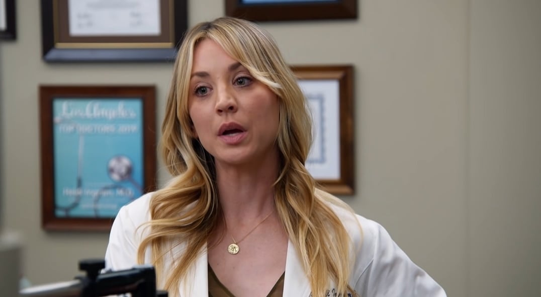 Kaley Cuoco guest stars as optometrist Heidi on Curb Your Enthusiasm Season 11 Episode 4
