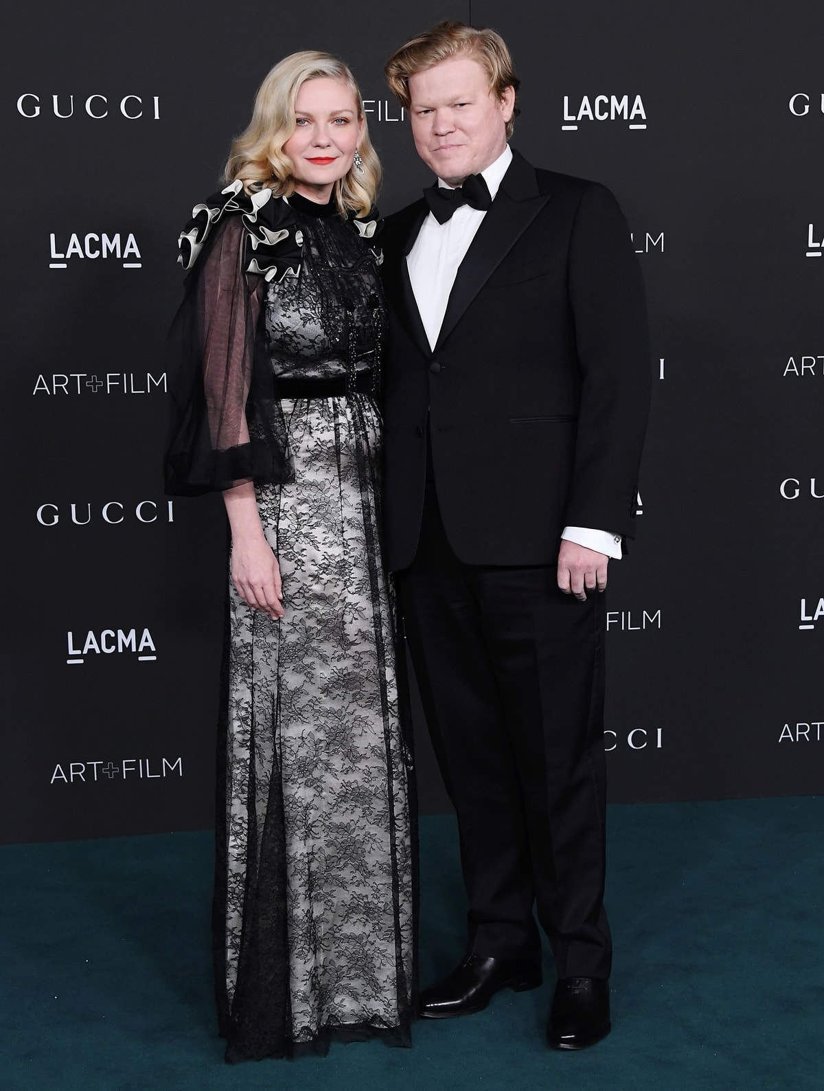 Kirsten Dunst and Jesse Plemons at the 2021 LACMA Art + Film Gala presented by Gucci