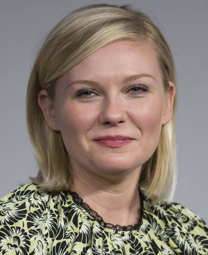 Kirsten Dunst wears her hair down during a panel discussion: "Apple Store Presents Meet the Filmmaker: 'Midnight Special'" held March 7, 2016 at the SoHo Apple Store in New York City