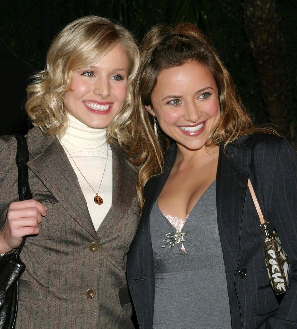 Kristen Bell and Christine Lakin promoting their made-for-television musical comedy film Reefer Madness: The Movie Musical