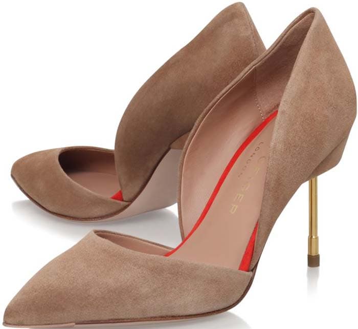 Kurt Geiger London "Beaumont" Suede Stilettos