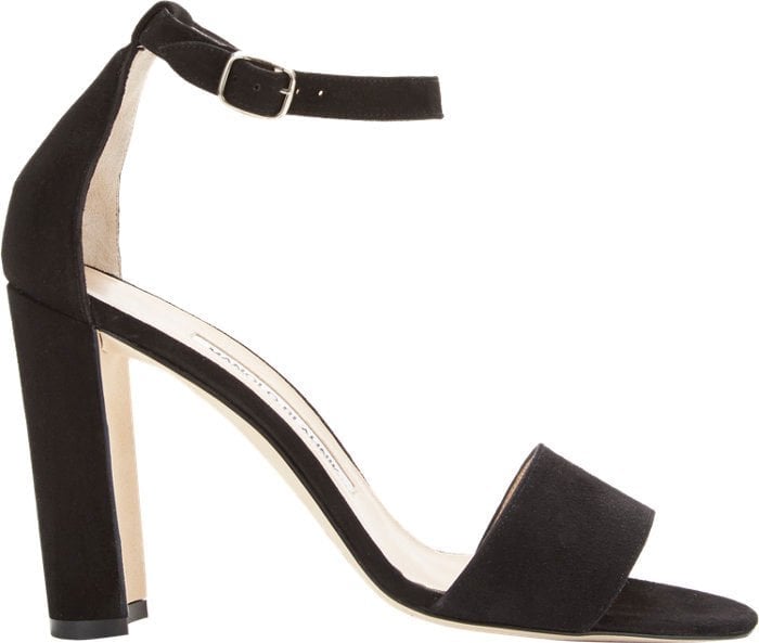 Manolo Blahnik "Lauratopri" Ankle Strap Sandals