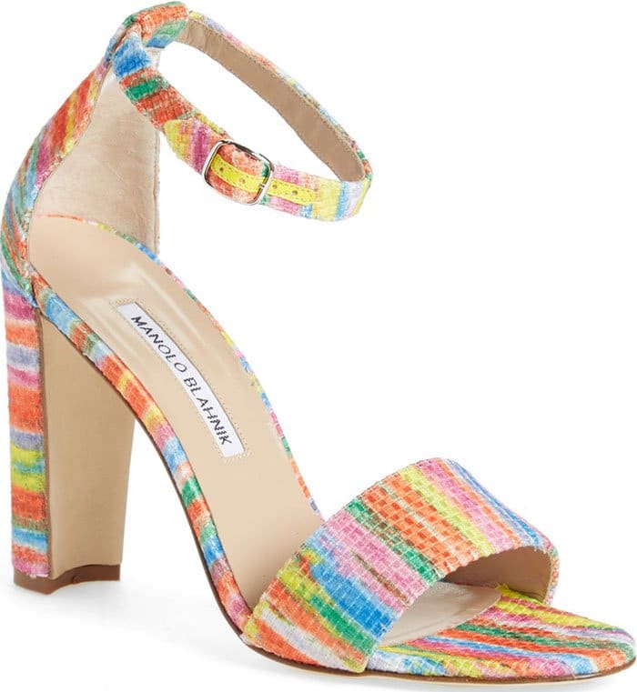 Manolo Blahnik Multicolored Lauratopri Sandals