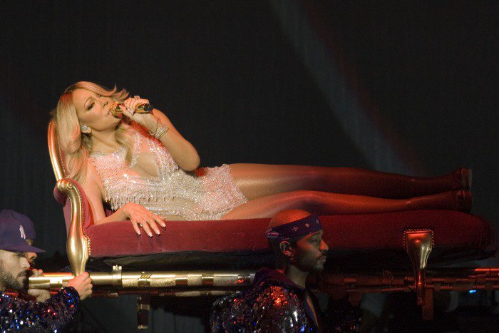 Mariah Carey opens up her "Sweet Sweet Fantasy" tour in the United Kingdom