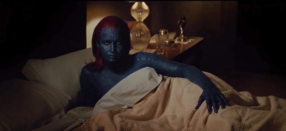 Jennifer Lawrence took over the role of Mystique in the second X-Men film franchise