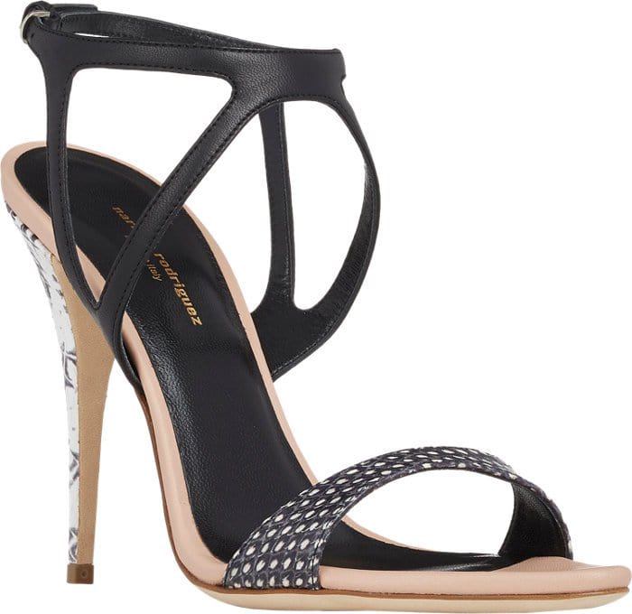 Snake Print Narciso Rodriguez 'Carolyn' Sandals