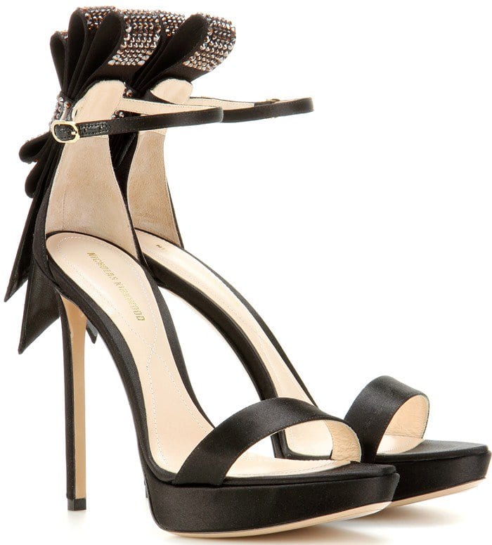 Nicholas Kirkwood Bow Embellished Faye Leather Sandals