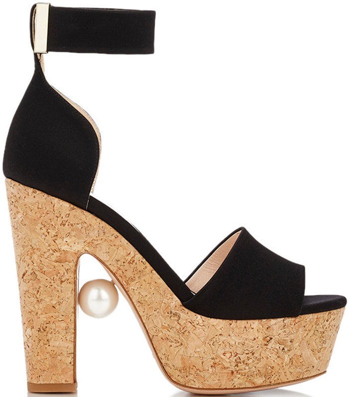 Nicholas Kirkwood Maya Platform Sandals in Black