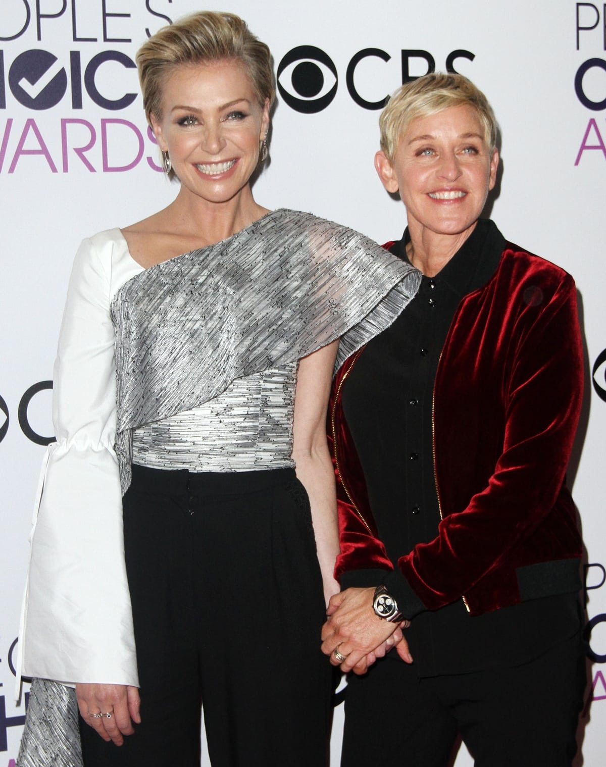 Portia de Rossi is 15 years younger and slightly taller than her wife, Ellen Degeneres