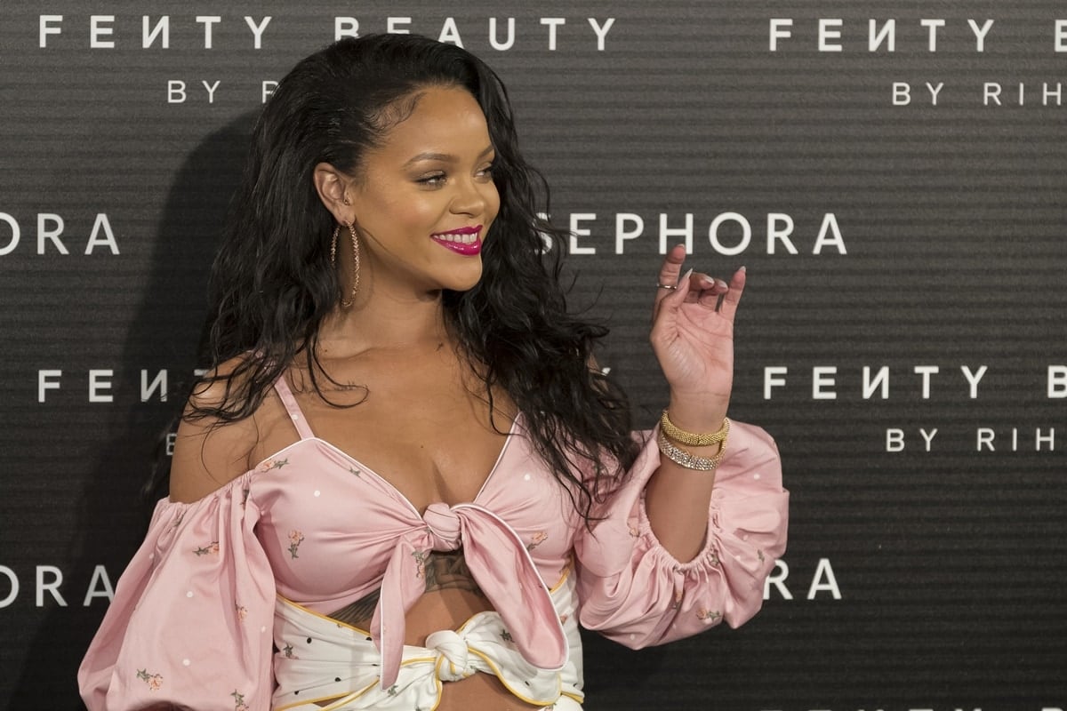 Rihanna's Fenty Beauty products are sold through cosmetics retailer Sephora and other retail stores