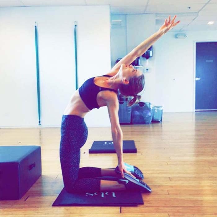 Rosie Huntington-Whiteley shares her post-workout stretch