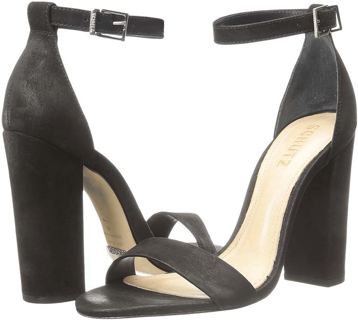 Schutz Enida Black Sandals