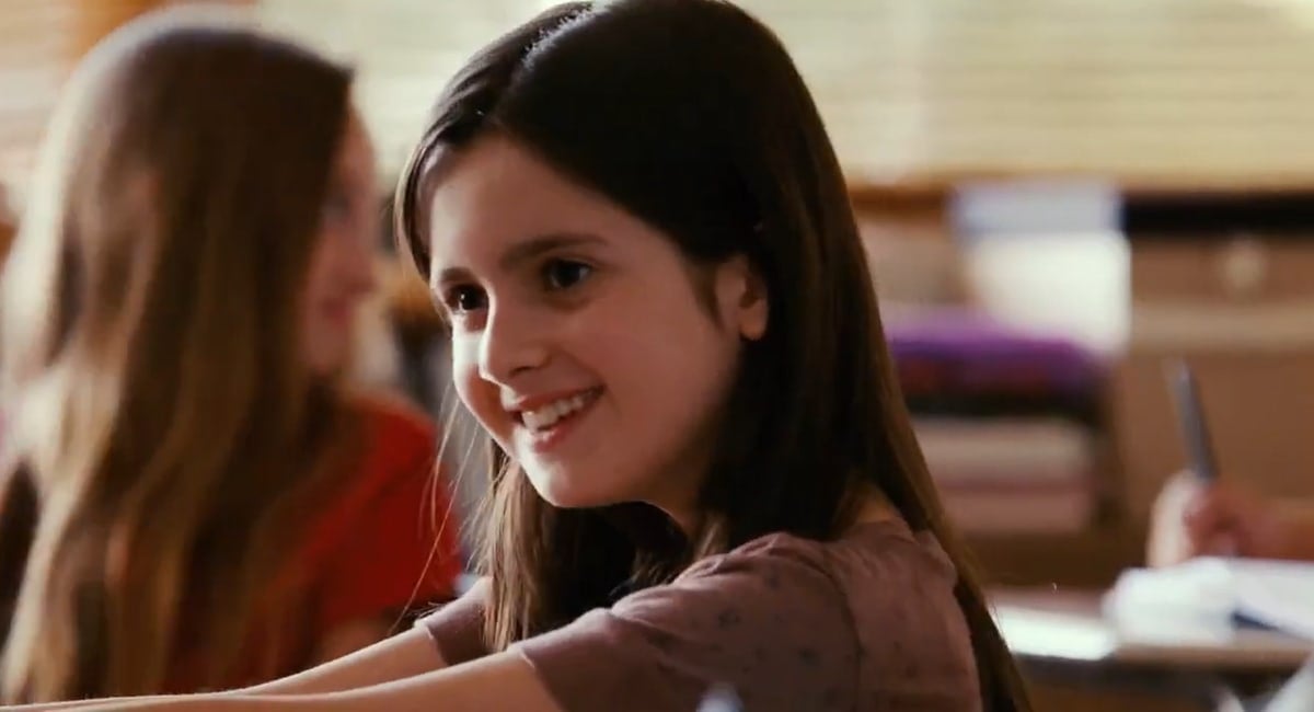 Laura Marano had a small flashback role as young Becca in the film Superbad