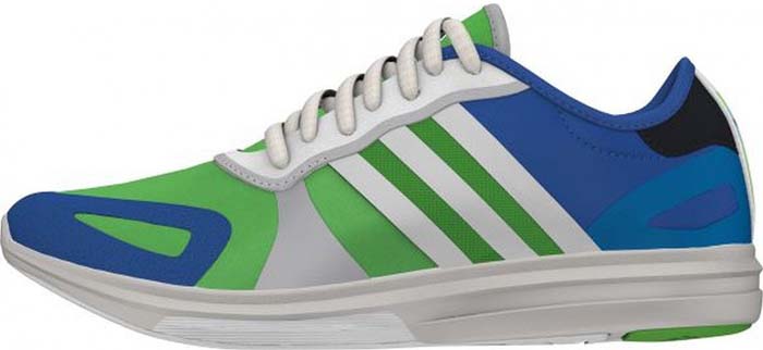 Blue and Green Adidas Stellasport "Yvori" Trainers