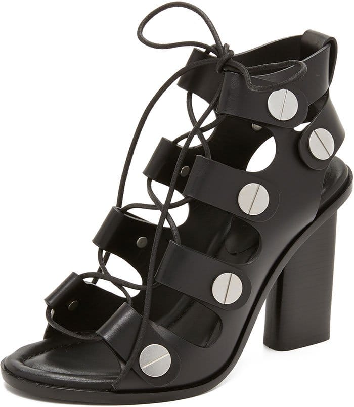 Alexander Wang 'Ilse' Lace-Up Studded Sandals