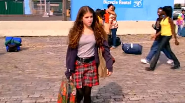 Anna Kendrick made her film debut as Fritzi Wagner in the 2003 American musical comedy-drama film Camp which was released when she was 17