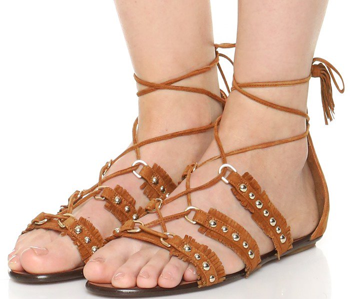 Aquazzura Tulum Flat Sandals
