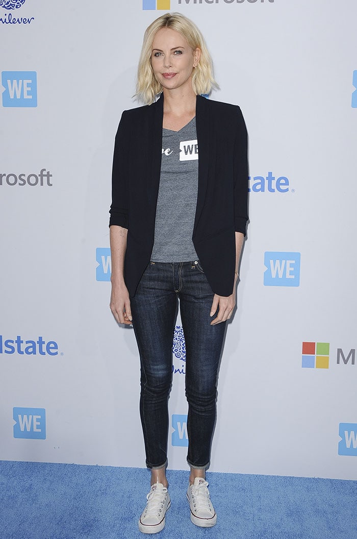 Charlize Theron at We Day California 2016 held at The Forum in Inglewood, California on April 7, 2016