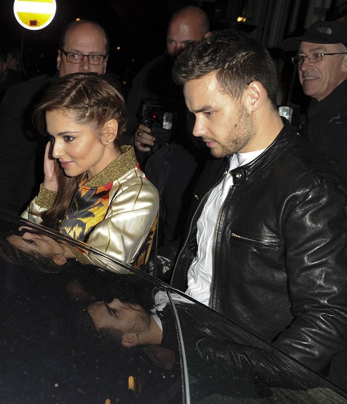 Cheryl Fernandez-Versini and Liam Payne enjoy date night at Sexy Fish restaurant