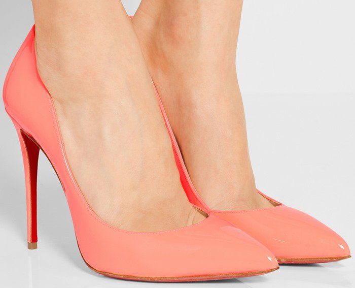 Christian Louboutin Pigalle Follies 100 suede pumps in pink