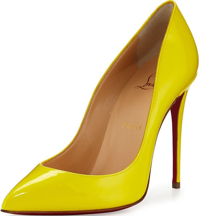 Christian Louboutin Pigalle Follies Pumps Yellow