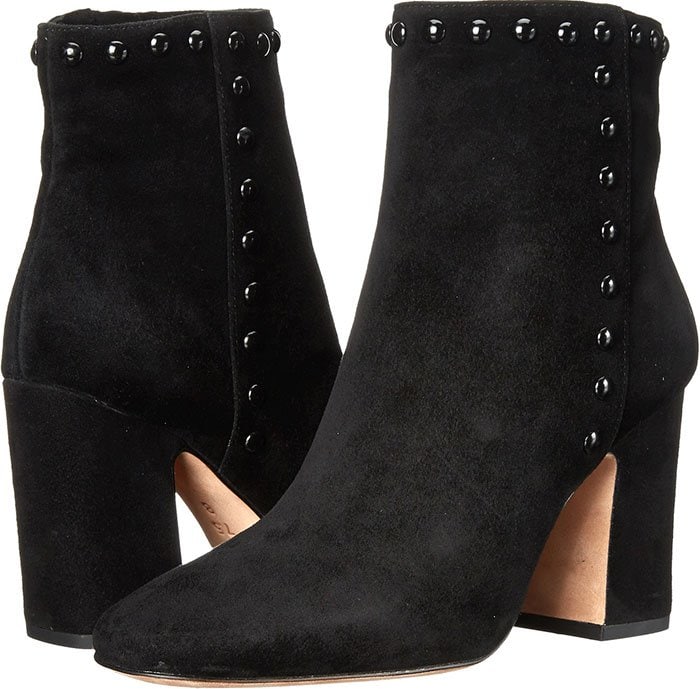 Coach "Felicia" Booties in Black Suede