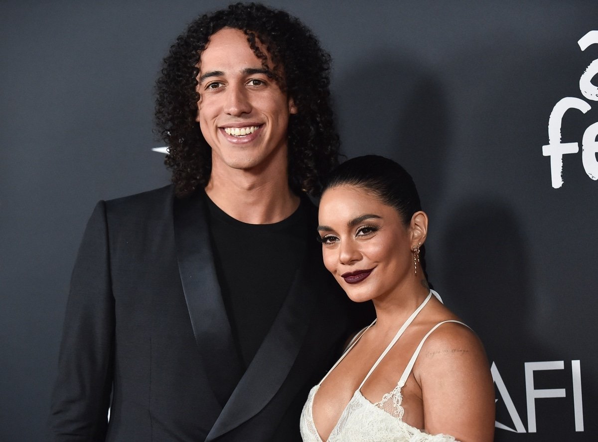 Cole Tucker and Vanessa Hudgens attend the 2021 AFI Fest - Opening Night Gala Premiere of Netflix's "tick, tick…BOOM"