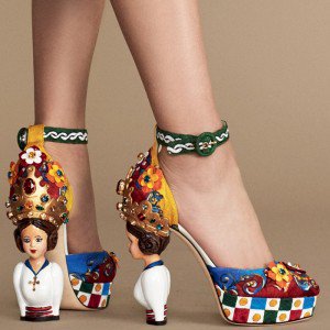 Dolce & Gabbana's Carretto Siciliano (Sicilian cart) Print Shoes