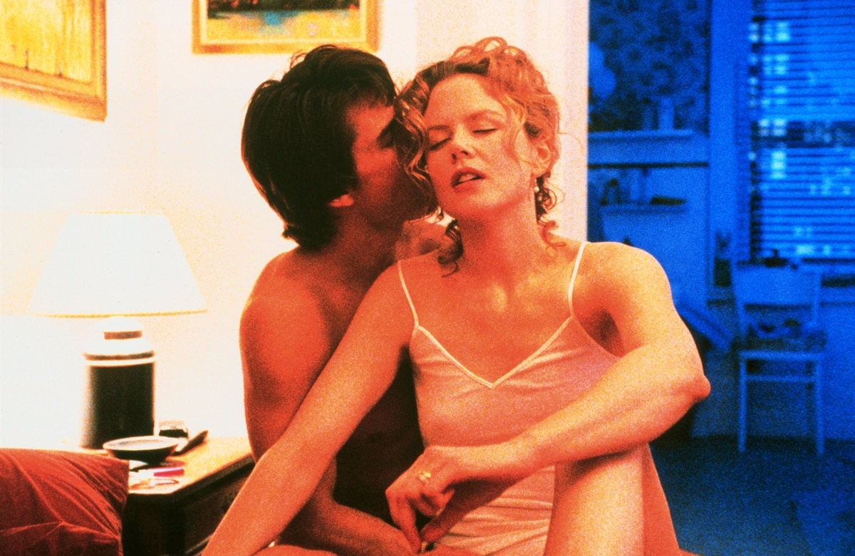 Tom Cruise as Dr. Bill Harford and Nicole Kidman as Alice Harford in the 1999 erotic mystery psychological drama film Eyes Wide Shut