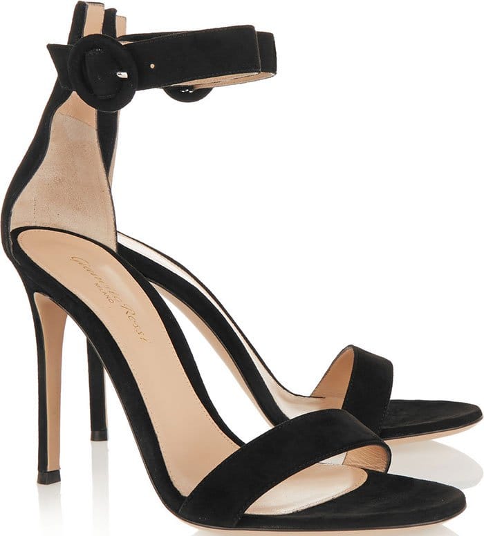 Gianvito Rossi Portofino Suede Sandals