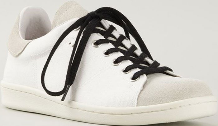 Isabel Marant's 'Bart' sneakers are extremely versatile thanks to their simple silhouette and neutral colorway