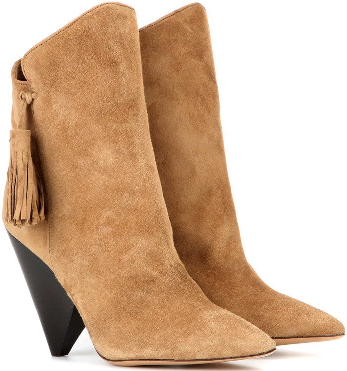 Isabel Marant's Leyton suede ankle boots are made in France