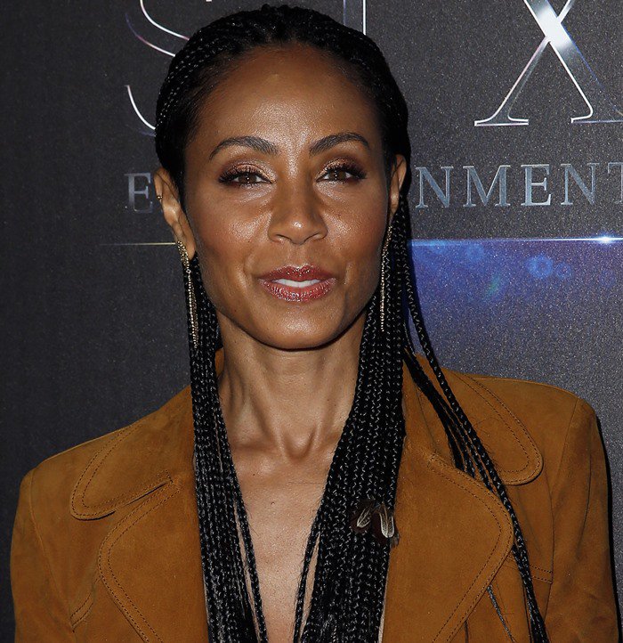 Jada Pinkett Smith wears her hair in braids at CinemaCon