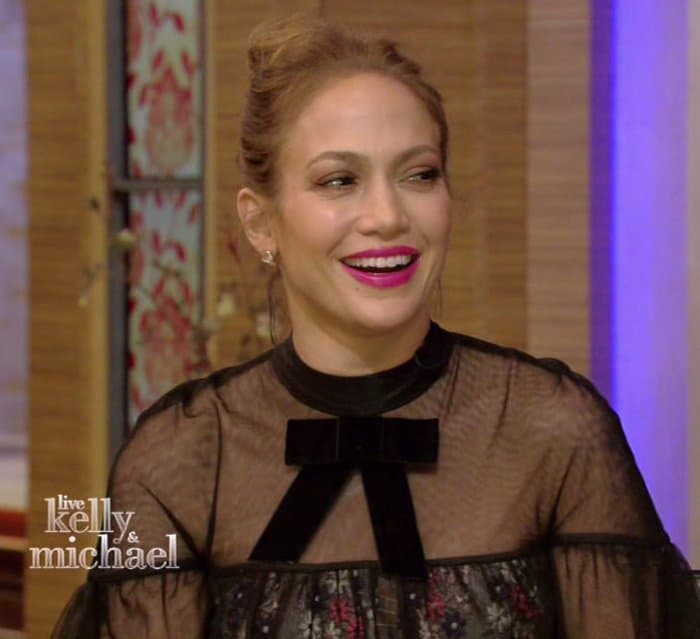 Appearing on "Live With Kelly And Michael" to promote the new season of her show "Shades Of Blue,", J Lo's presence was as captivating as ever